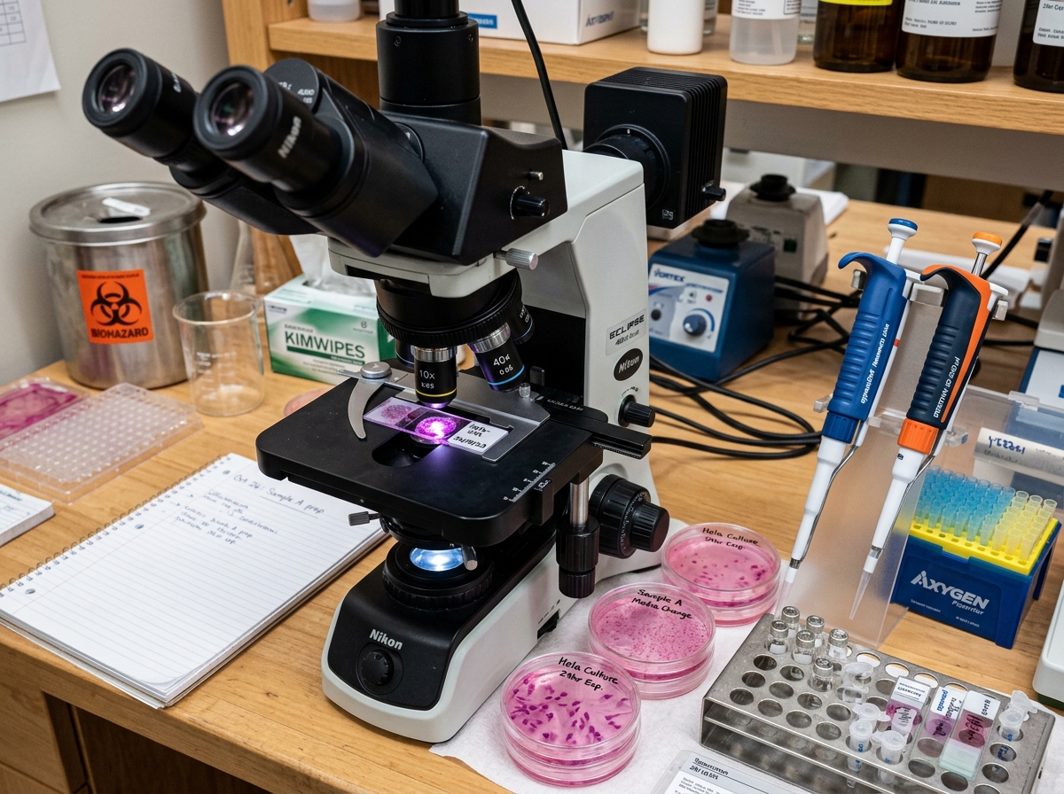 Biological Microscope Research Station